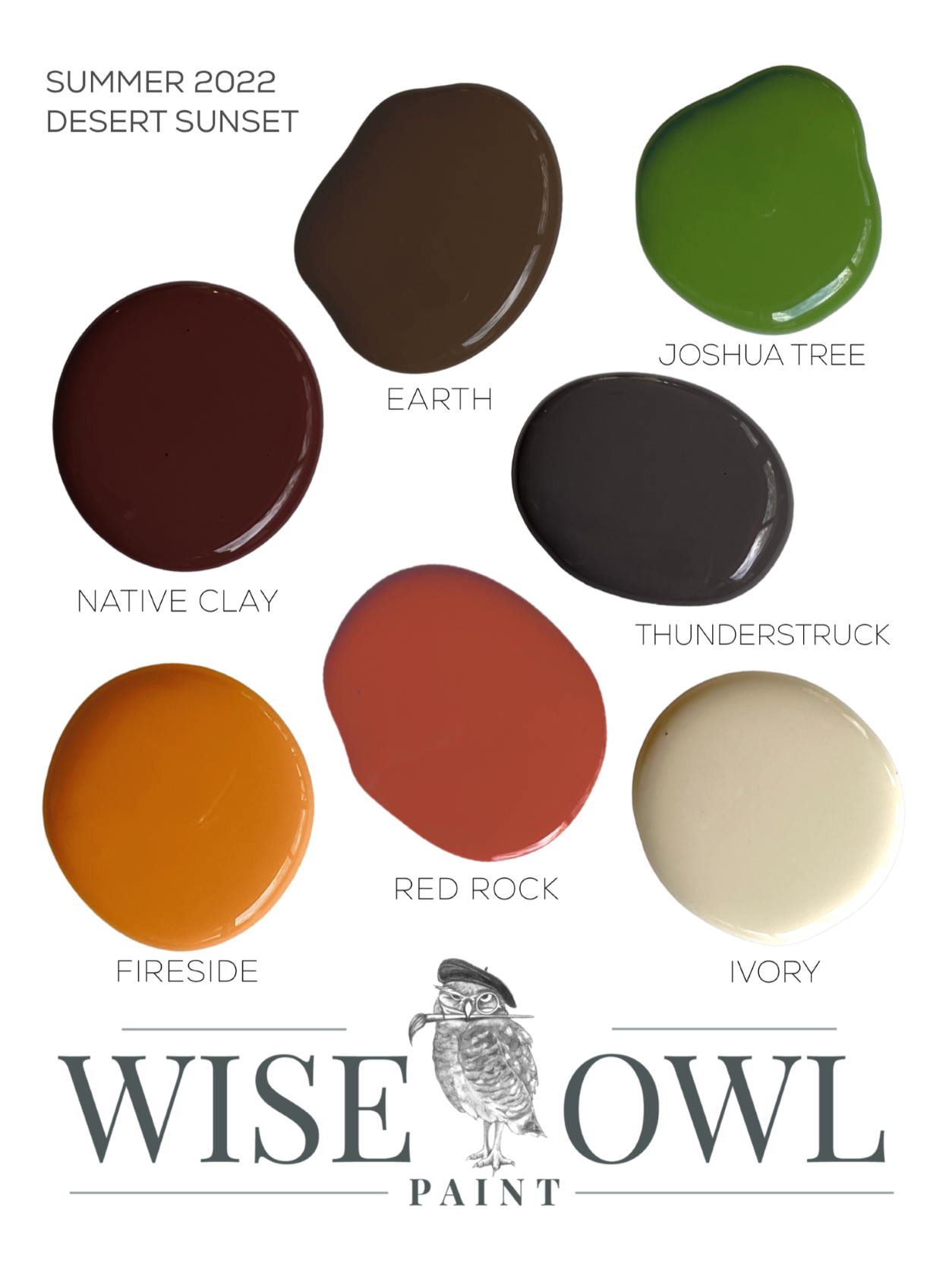 CSP Black Wise Owl Paint pints 16oz Wise Owl Synthetic Chalk Paint  Furniture Paint Non Toxic Paint Zero VOC Paint Decor Paint 